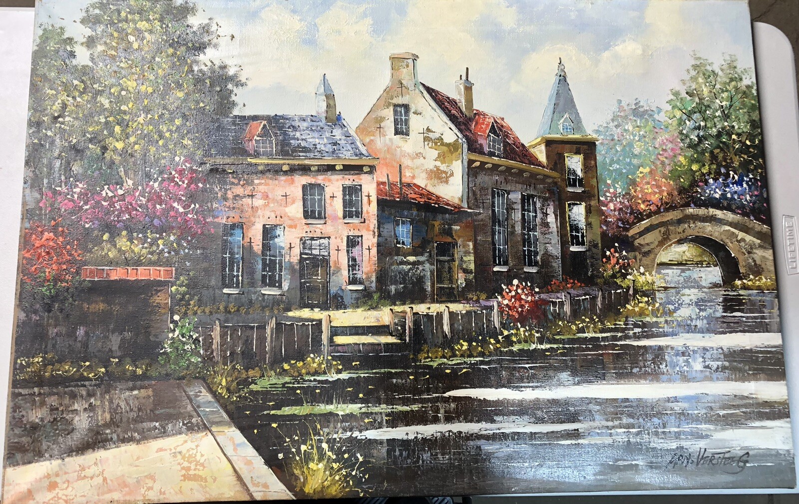 Vtg Signed ARN VERSTEEG 36x24” eBay