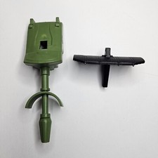 1987 Vtg Gi Joe Battle Force 2000 Marauder Laser Cannon and Radar Vehicle Parts