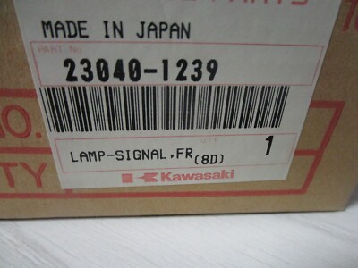 Original Front Indicator Left Kawasaki ZZR 600 93-95 23040-1239 | eBay
