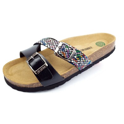Dr. Brinkmann Damen - EUR37 - Hausschuhe Sandalen Pantoletten Riemensandalen