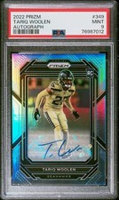 2022 Panini Prizm #349 Tariq Woolen PSA 9
