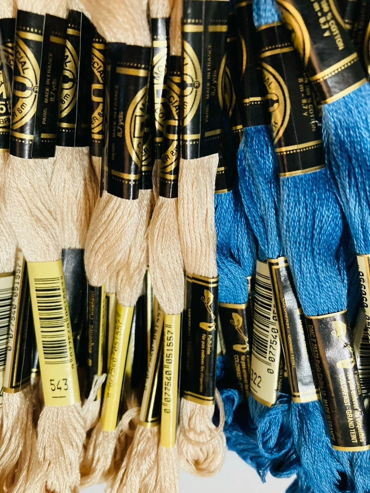 DMC Embroidery Floss Green+ Lot of 87 Skeins Mouline Special Cotton Variety #63 - Image 4 of 4