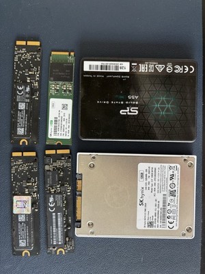 Lot of 6 Lite 128GB SSD Apple,SKhynix,SP