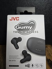 JVC Gumy True Wireless Headphones HA-A7T2 Touch Control NEW BLACK 