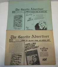 The Gazette Advertiser #1, 2 1973, Comic Buyers Guide type tabloid