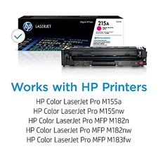 HP 215A MAGENTA TONER CARTRIDGE PRINTERS  WORKS WITH PRINTER SERIES: COLOR -