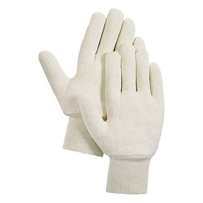 CONDOR 2AM49 PK 12 Jersey Gloves,White,L,PR 2AM49
