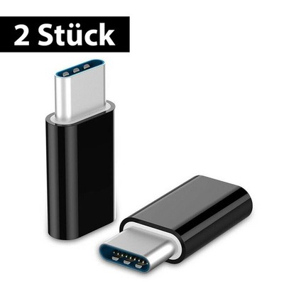 8 Pin auf USB Typ C - Adapter Ladekabel Datenkabel Samsung Oppo Huawei iPhone 2x