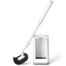 Toilet Bowl Brush and Holder Sturdy Plastic Long Handled Toilet Brushes for B...