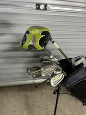 Full Set Of Golf Clubs Driver Irons Putter Golf Bag Mens Right Handed