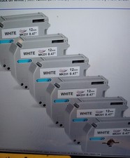 Replace for Brother P-touch M Tape M-K231 M231 MK231 12mm White Label Maker US