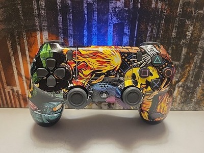 Arcade Sony DualShock 4 Controller  PlayStation PS4 - Custom Hydro Dipped