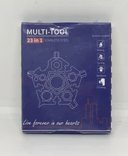 Multi Tool 23 In 1 Snowflake Stainless Steel Multi Tool Brand New