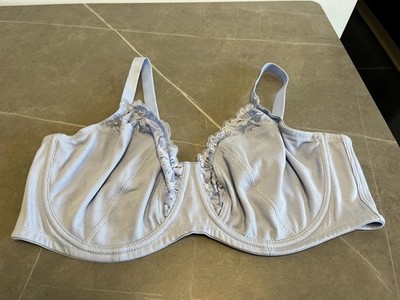 Pretty Secrets Bra 44E Blue cotton underwired harper range 