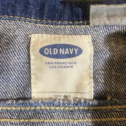 Old Navy Blue Denim Jacket Baby Girl Size 0-3 Months Snap Buttons Western Preppy - Picture 7 of 16
