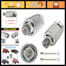 24V 40000RPM RS555 DC Motor Upgrade for Kids Ride-On Cars, 23T Pinion Gear, Powe