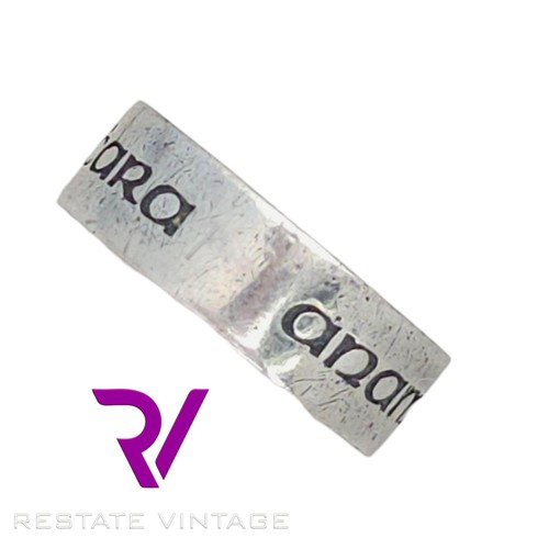 Anillo LAUREL ELLIOT DVB Plata de Ley 925 Vintage Banda ANAM CARA Talla 8 - Imagen 2 de 11