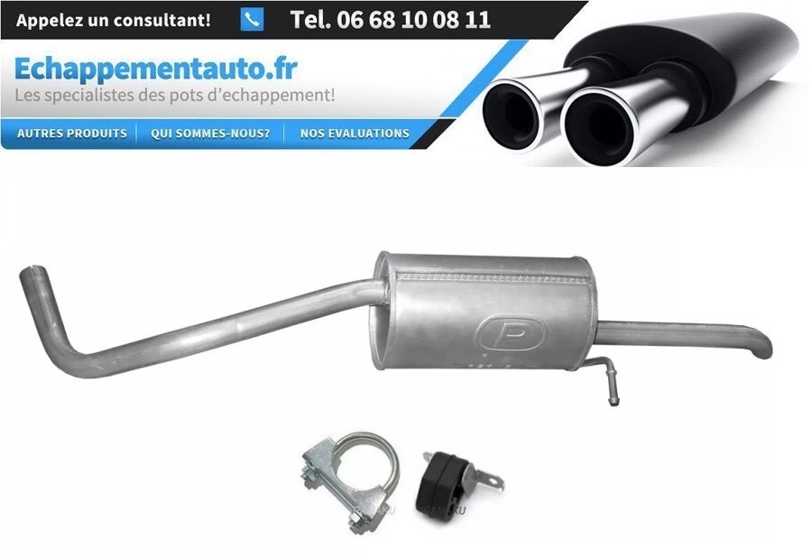 Silencieux arrière 6Q9253609AM pour échappement Seat Cordoba 1.2 essence
