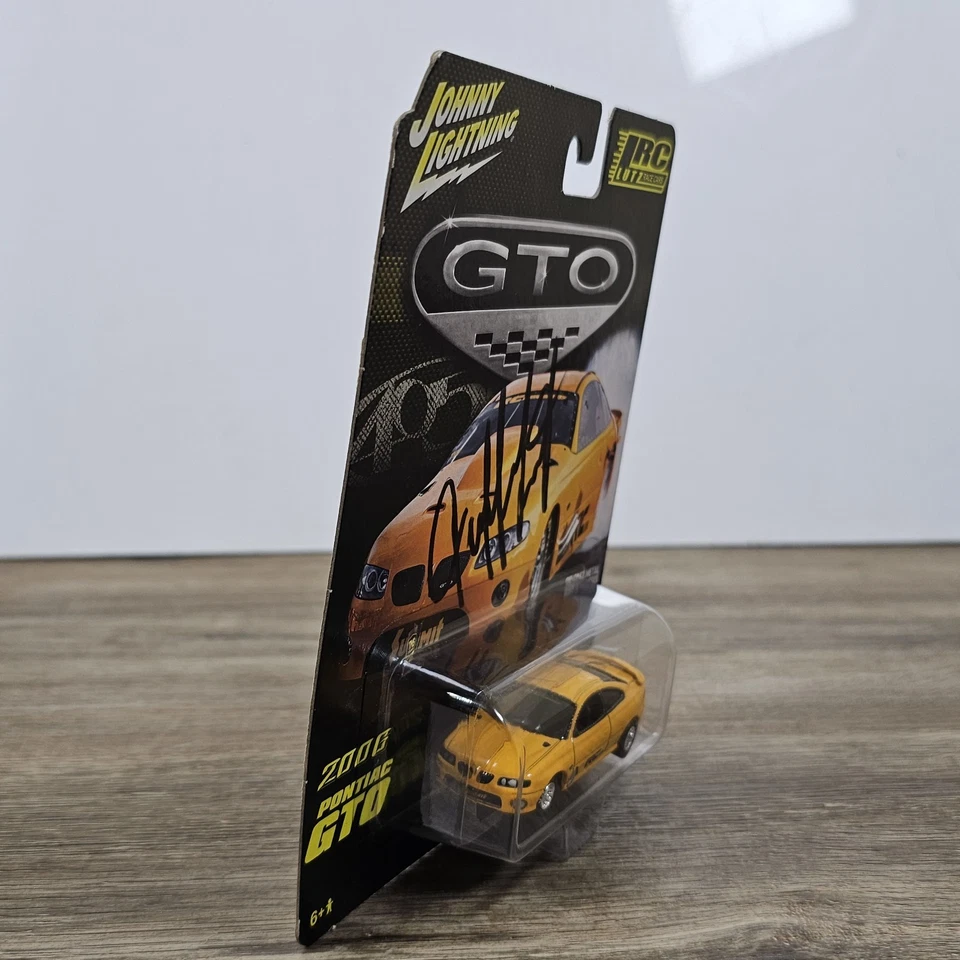 SIGNED Jeff Lutz Street Outlaws 1:64 DieCast 2006 Pontiac GTO OKC 405 - Image 4 of 4