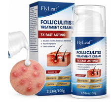 Folliculitis Treatment Cream 5 Benzoyl Peroxide  Tea Tree 100g/3.53 Ounce