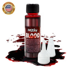 Realistic Fake Blood 0.88 Fl Oz, Washable Costume Blood