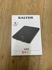 Image of 👀BRAND NEW & UNOPENED Salter 5kg Glass Electronic Kitchen Scales - Black