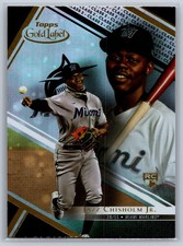 2021 Topps Gold Label #5 Jazz Chisholm Jr. Rookie RC Black Class 2 Marlins-Yanks