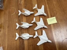 6 Folding Wing Cougar Jets For Eldon Navy Aircraft Carrier