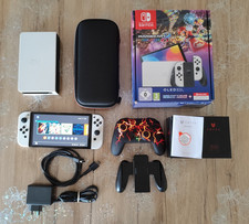 Nintendo Switch OLED (weiß) + Extra Controller (OVP) & Tasche