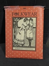Vintages Folkwear Edwardian Underthings Women's Pattern 203 Petticoat, Camisole