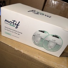 Motif Aura Glow Double Electric Wearable Breast Pump Set, Hands-Free 2 Pumps