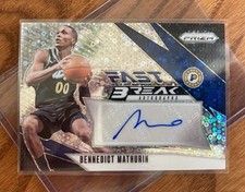 BENNEDICT MATHURIN - AUTO - 2024 Prizm #FB-BMP - Fast Break Autos - SILVER DISCO
