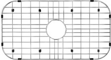 Stainless Steel Sink Grid Protector Rack Centered Drain 26x14 Inch 1 PCS