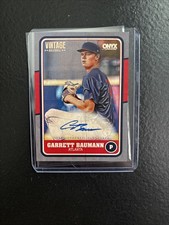 2025 Onyx Vintage - Garrett Baumann Gray Border Auto /50 #VAGABA - Braves