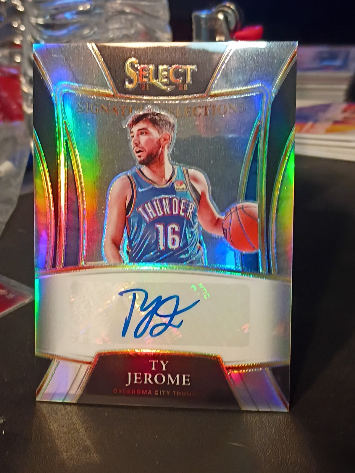 2021-22 Panini Select Ty Jerome Silver Auto (AK) Thunder