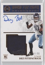 2021 Panini Encased Rookie Cap 38/50 Dez Fitzpatrick #153 Patch Auto 0q84