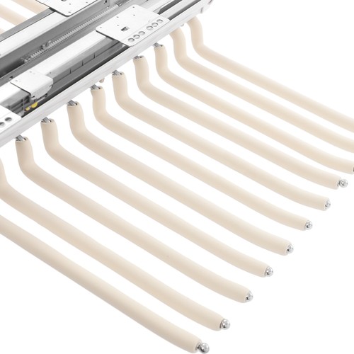 Beige Moderno Dos Hileras Extensible Soporte para Pantalones Armario - Imagen 17 de 19