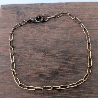 Chain Bracelet - Major Condition Issues - Heavy Tarnish and Rust