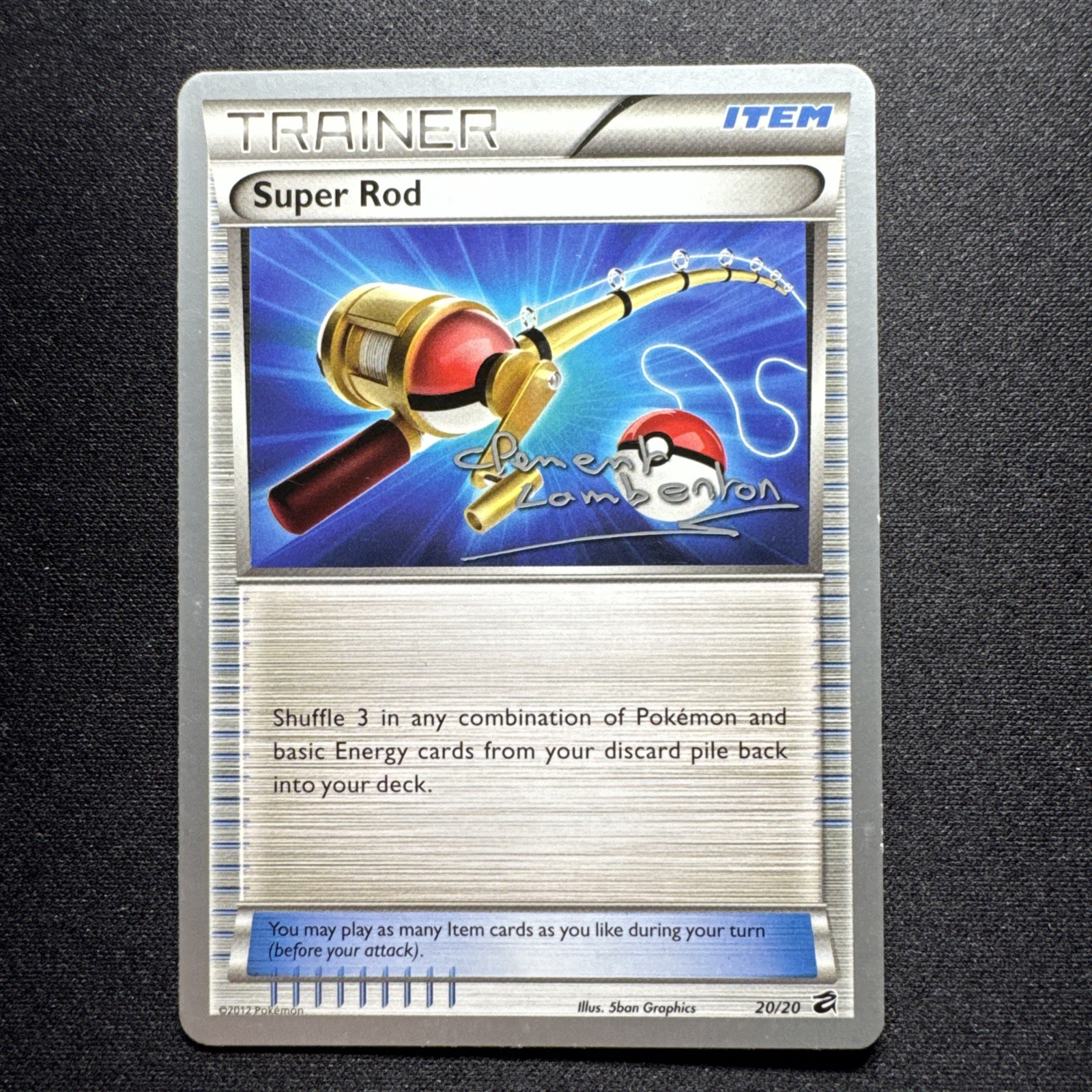Super Rod #20/20 (Clement Lamberton)  – Dragon Vault - NM Trainer Card