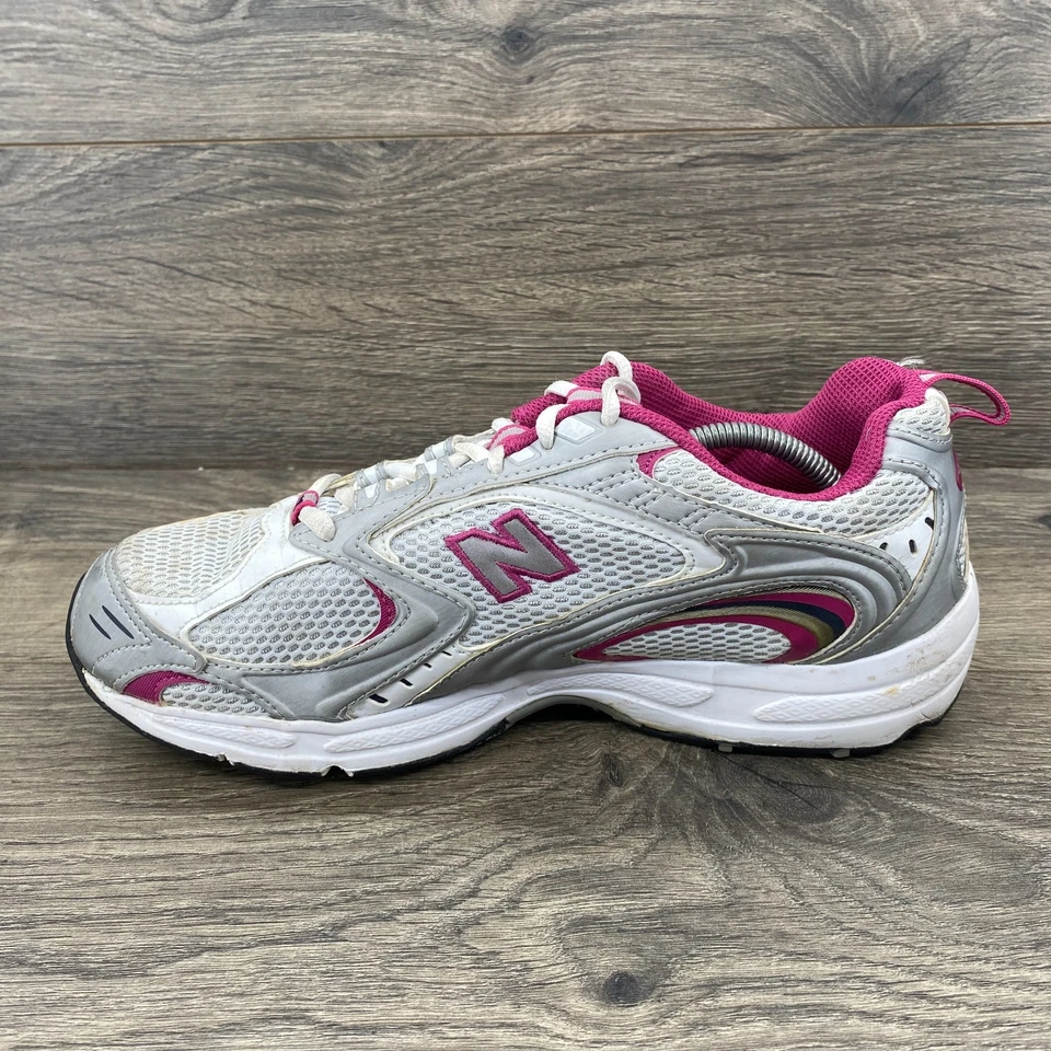 Tênis de corrida New Balance SL-2 feminino tamanho 9.5 cinza rosa CW411SJ - Imagem 4 de 4