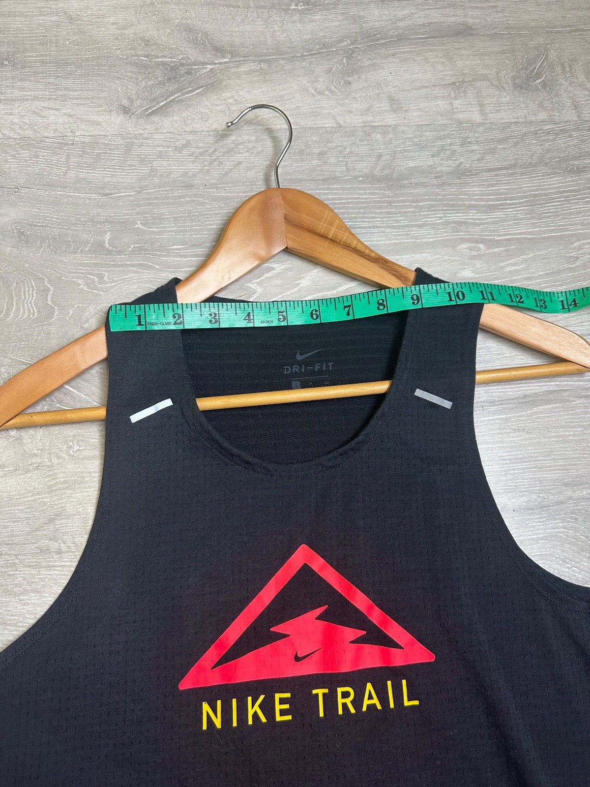 Nike Men's Black Rise 365 Trail Dri-Fit Running Vest Size S image 8