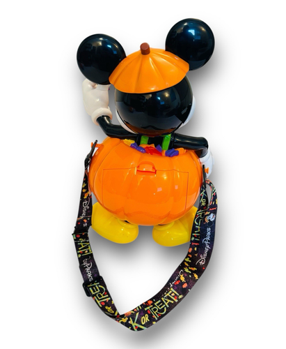 2024 Disney Halloween Mickey Pumpkin Light Up Popcorn Bucket & Sipper - New - Picture 4 of 14
