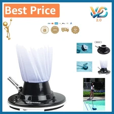 Premier Collection 28316 Pool Leaf Vacuum – 15-Inch Heavy Duty, Wheels, Reusa...