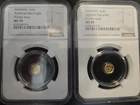 New ListingTWO (2) 1/500 Coins NGC MS70  Egyptian Eye Of Ra and Bald Eagle .9999 Fine GOLD