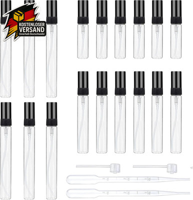 Mini Parfümzerstäuber Glas 3/5/10ml für Duftproben, Reise, Nachfüllbar, eco-frie