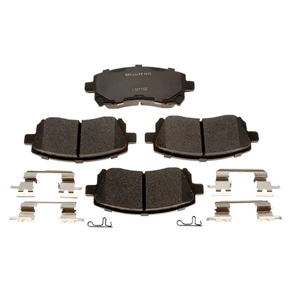 Front Kit Brake Rotors + Ceramic Pads & Hardware For 2001 Subaru Outback - Image 2 of 4