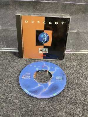 Descent - PC Game CD-ROM 1995 - Interplay - 360 3D Environment - Vintage PC Game
