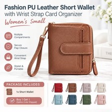 1x Wristlet Wallet for Women and Girls Everyday Use Zipper Pouch Design Women's