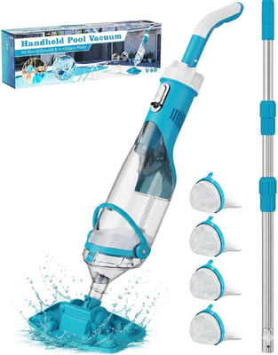 Cordless Pool Vacuum with Telescopic Pole, 18.5 GPM Powerful Suction, 1.5H Super