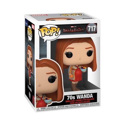 Funko Pop! Marvel: WandaVision - Wanda Maximoff 70s - Vinyl-Sammelfigur - Gesche